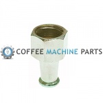 Single Straight Portafilter Spout (Chrome)