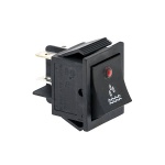  Black Bipolar Switch 16A 250V 346109