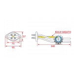 VISACREM 2 Group BRAVA - NERA  Heating Element 3500W 230V  