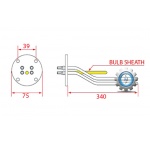 Bezzera EBBIS - GALATEA Heating Element 2750/3300W 220/240V  