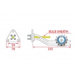 BRASILIA 2 Group  CENTURY - CLASSICA Heating Element 3000W 230V  