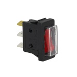 Red Three-Pole Switch 16A 250V